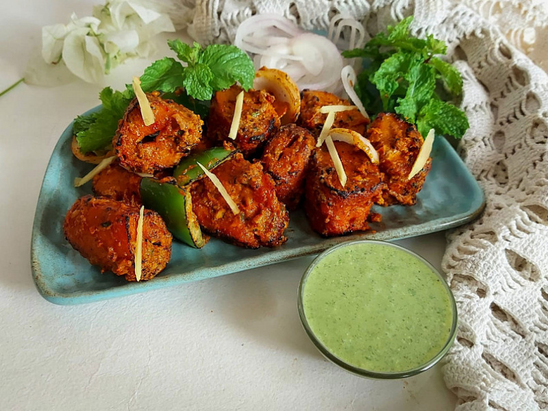 Soya Chaap Tikka
